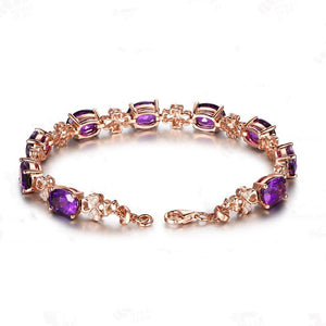 Melior I Women's Bracelet 18K Rose Gold Sapphire