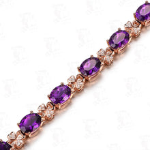 Load image into Gallery viewer, Melior I Women&#39;s Bracelet 18K Rose Gold Sapphire