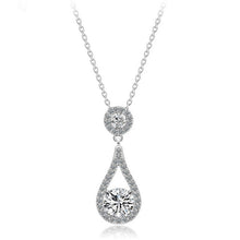 Load image into Gallery viewer, Solidas Emerald Pendant Ladies Banquet Wedding Necklace