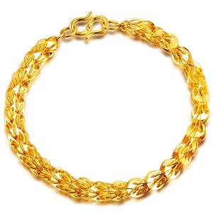 Zwart Piet Gold 18K Couple Chain Bracelet Male