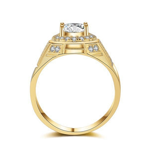 Gormund 14K Yellow Gold  Diamond Men's Ring