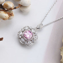 Load image into Gallery viewer, Silver 925 Jewelry Necklace Diamond Pendants for Women Colgante Plata De Ley 925 Mujer Bizuteria Gemstone Jewelry Pendant Girls