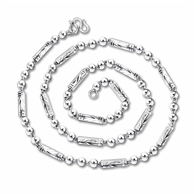 Claremond Sliver Link Chain Necklace Jewelry for Men