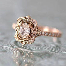 Load image into Gallery viewer, Empress Nero 14K Rose Gold 1.5 carat Diamond Rings