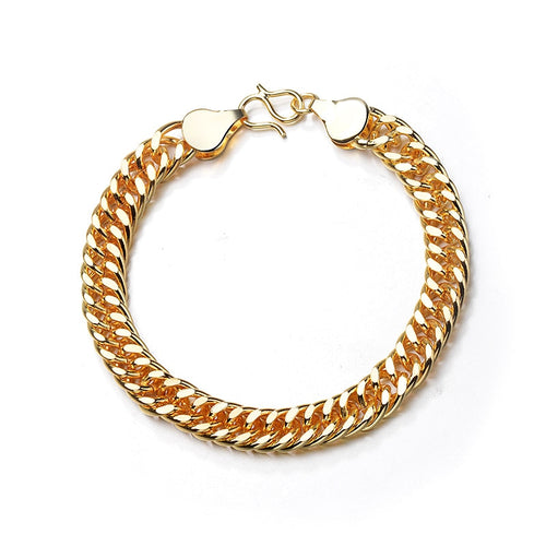 Saracen Chain 14K Gold Bracelet for Men