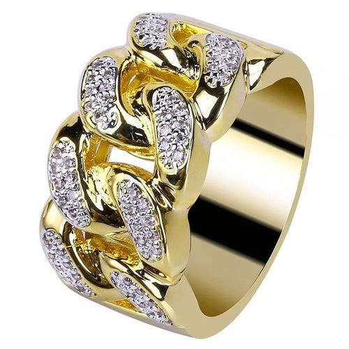 Gebel 14K Gold Diamond Ring Beauty Men's