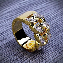 Load image into Gallery viewer, Gebel 14K Gold Diamond Ring Beauty Men&#39;s