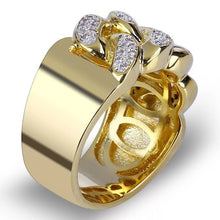 Load image into Gallery viewer, Gebel 14K Gold Diamond Ring Beauty Men&#39;s